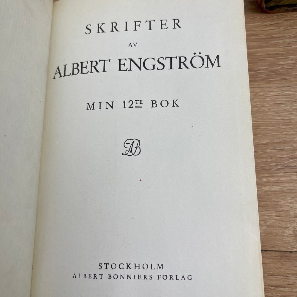 Antique Swedish Books Albert Engstrom Skrifter & Haglund Medical Leather Set - Picture 6 of 16